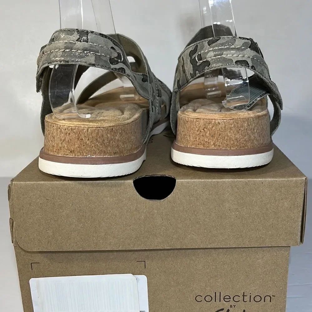 Clarks Collection Brynn Step Adjustable Sandals - Picture 5 of 6